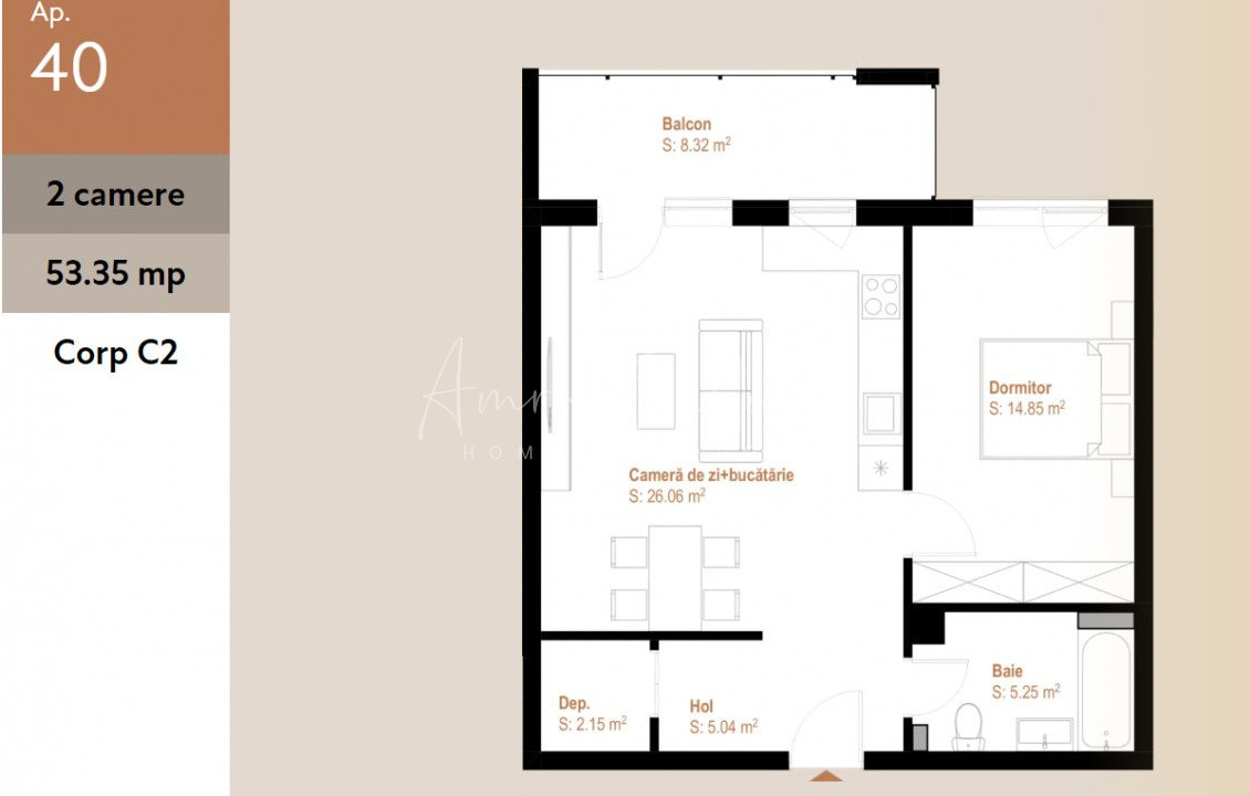 Apartamente 2 sau 3 camere, zona Vivo