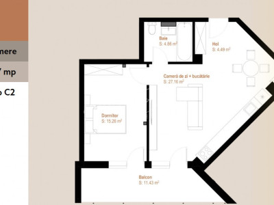 Apartamente 2 sau 3 camere, zona Vivo