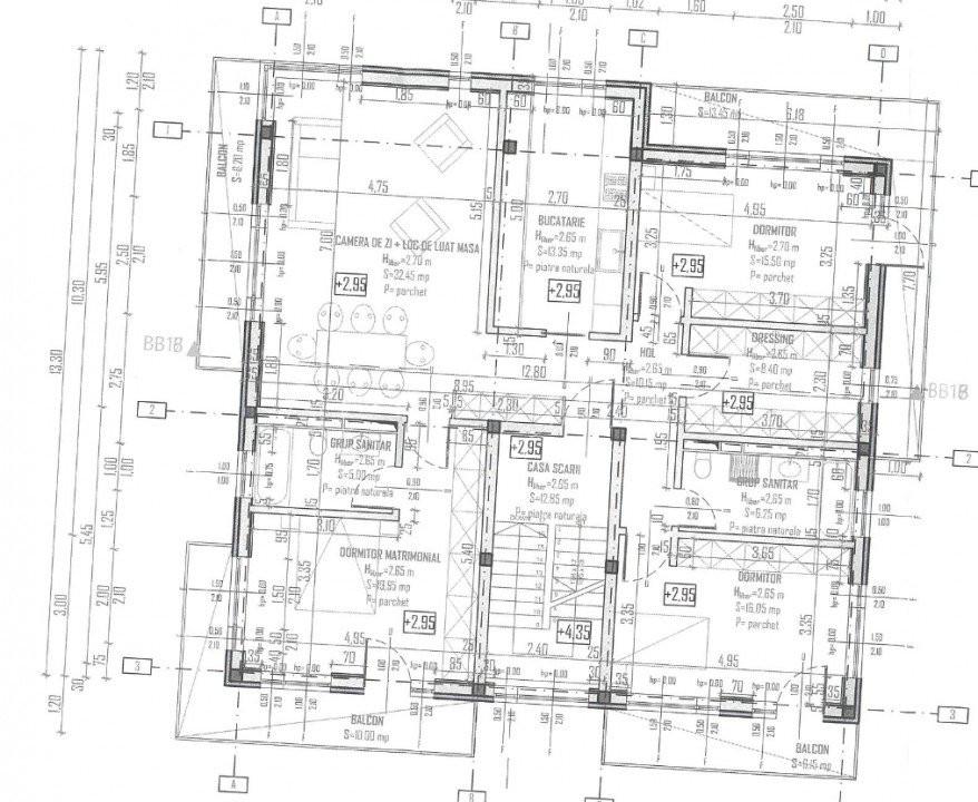 Apartament 4 camere 127 mp cartier Manastur zona Campului